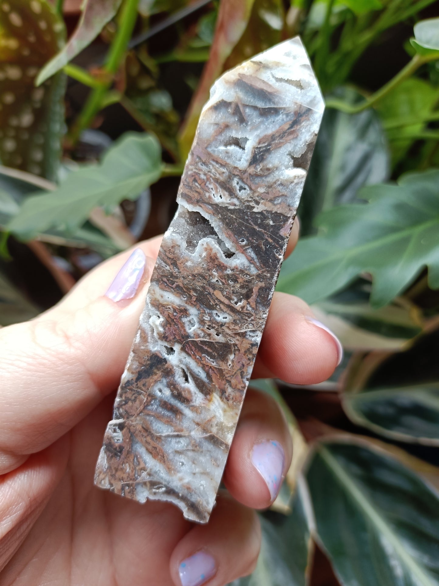 Brecciated Druzy Quartz Chalcedony Small Towers - 87-110g