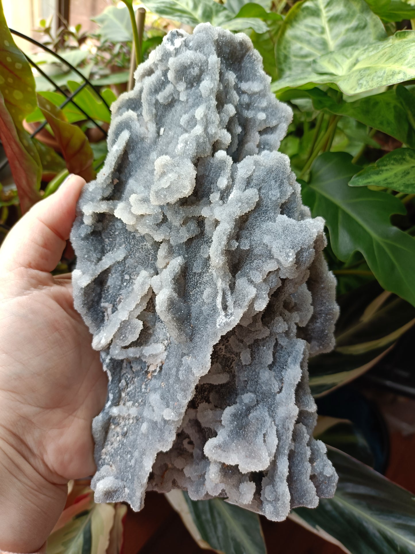 Druzy Quartz Chalcedony Specimen - 1405g