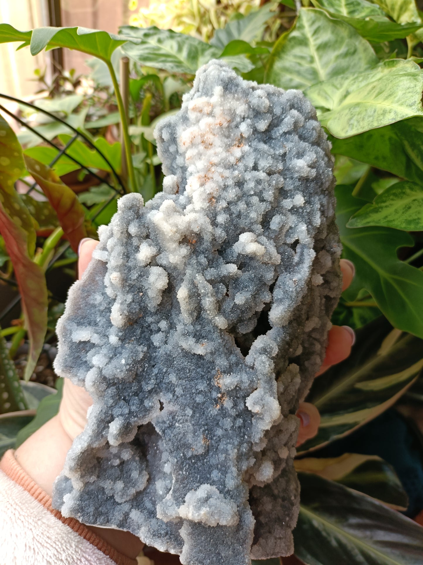 Druzy Quartz Chalcedony Specimen - 1405g
