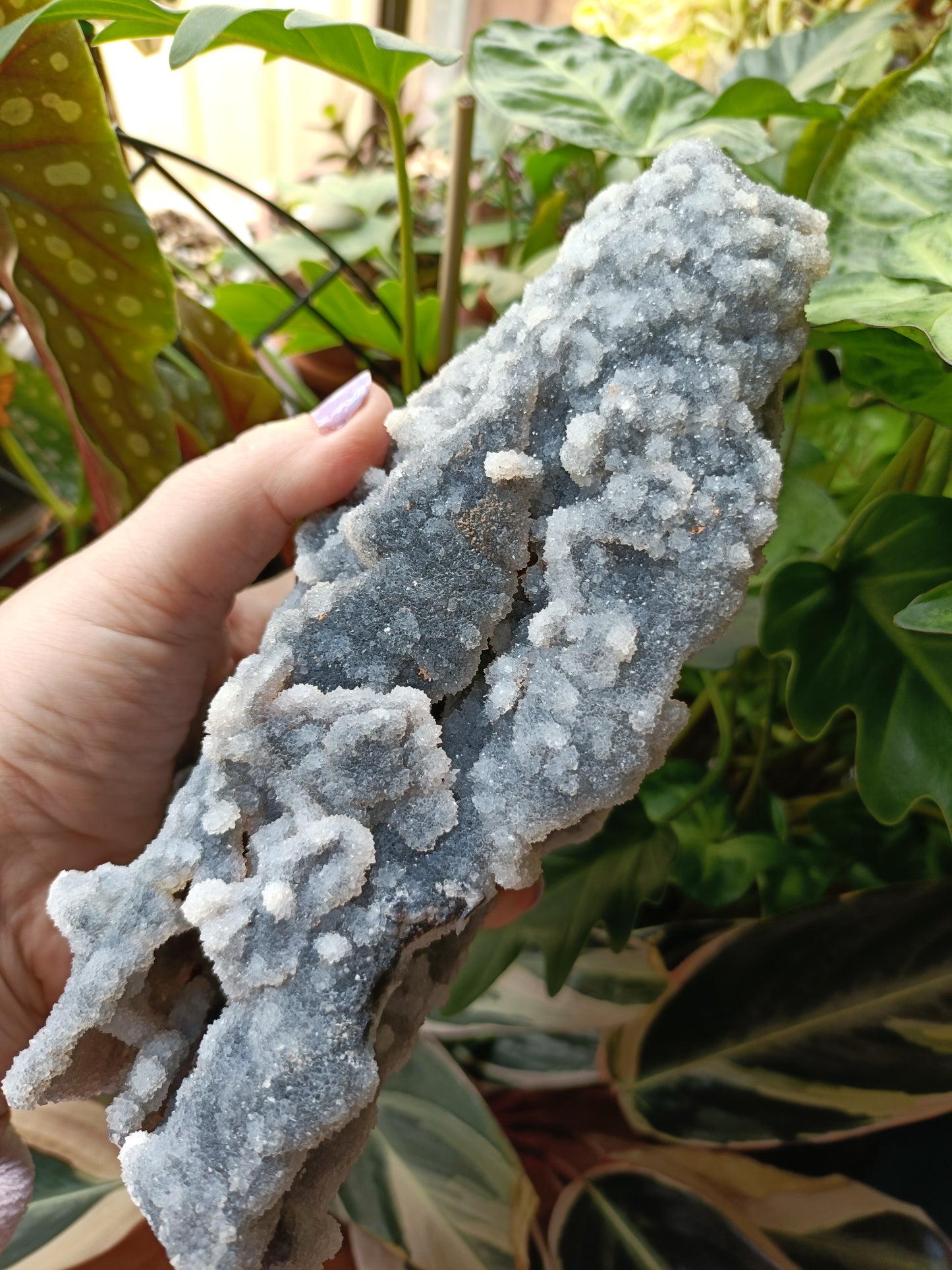 Druzy Quartz Chalcedony Specimen - 1405g