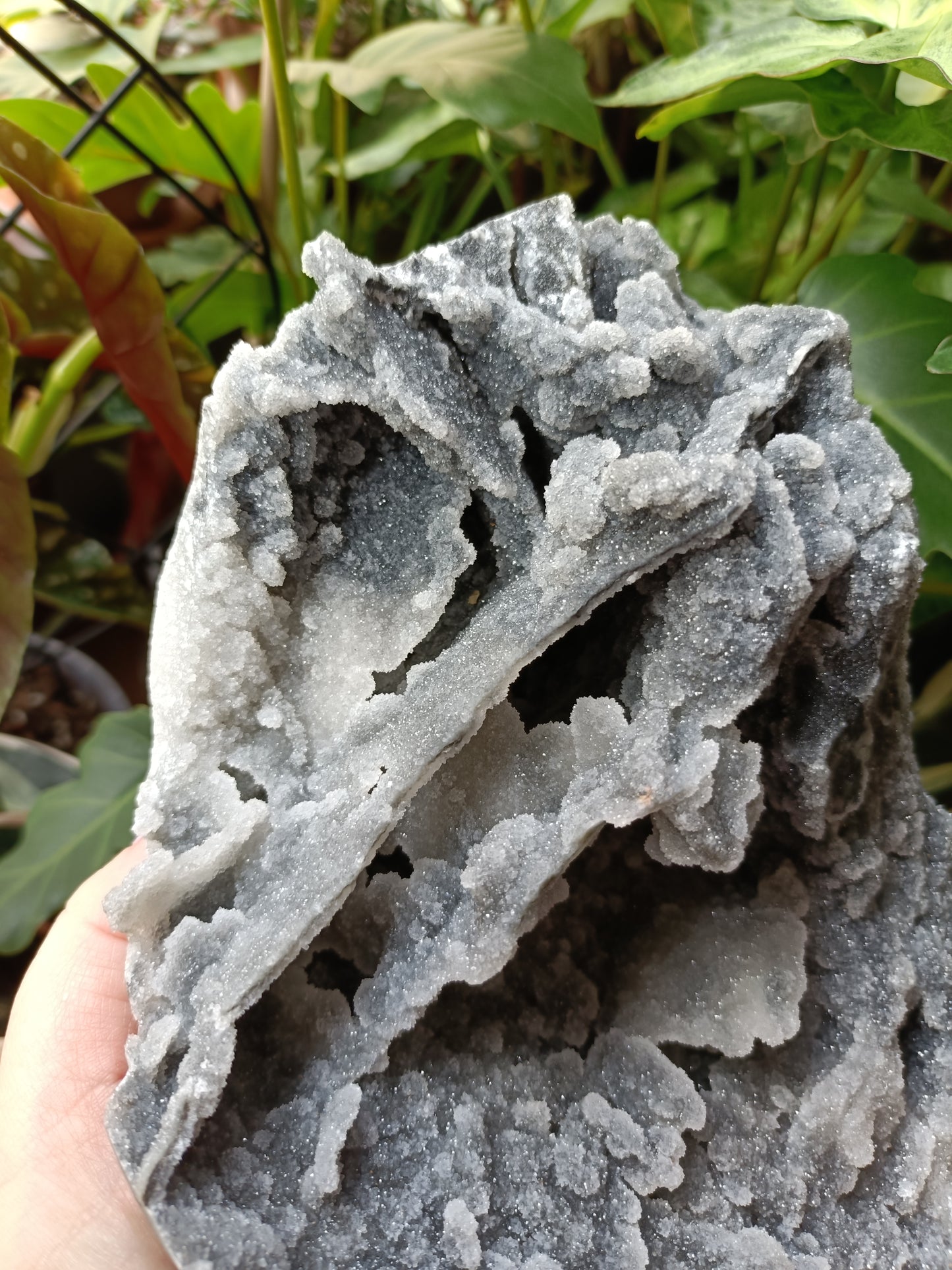 Druzy Quartz Chalcedony Specimen - 2083g