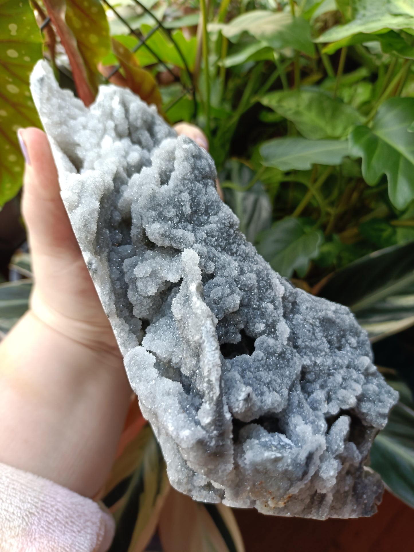 Druzy Quartz Chalcedony Specimen - 2083g