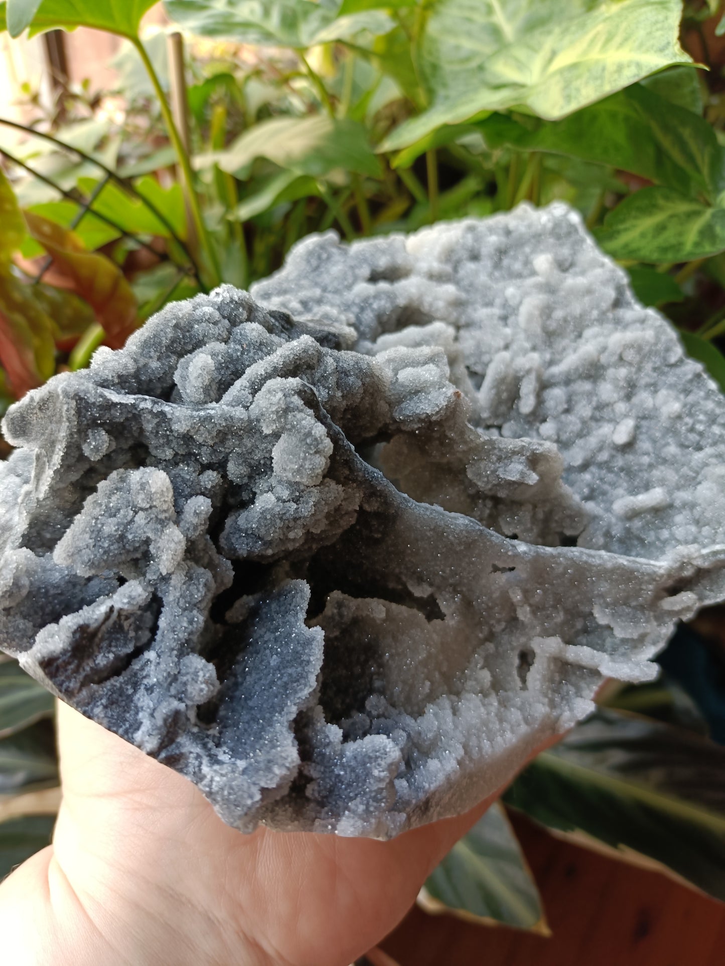 Druzy Quartz Chalcedony Specimen - 2083g