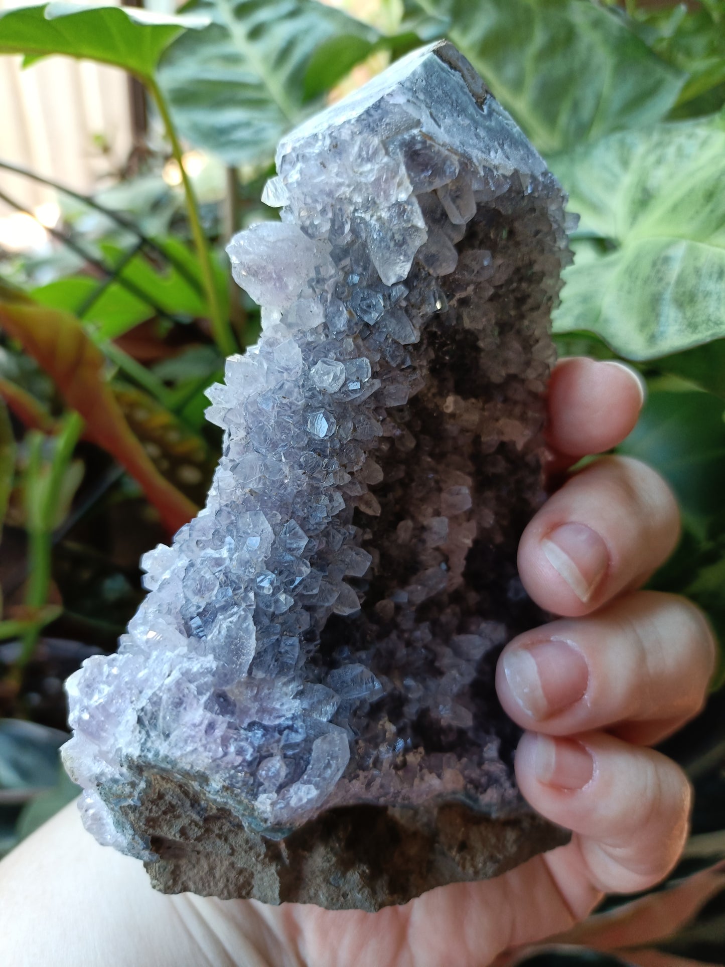 Raw Cut Amethyst Tower - 310g