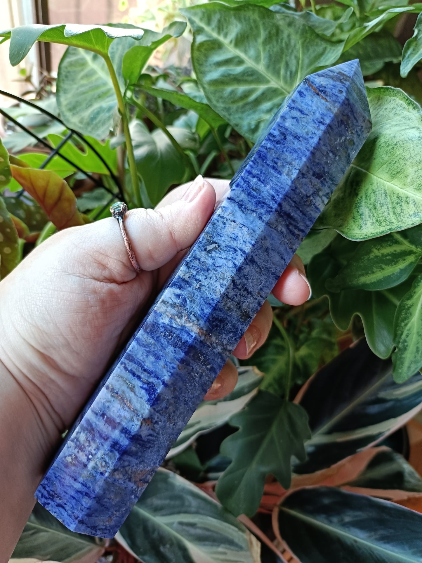 'Denim' Sodalite Tower - 550g