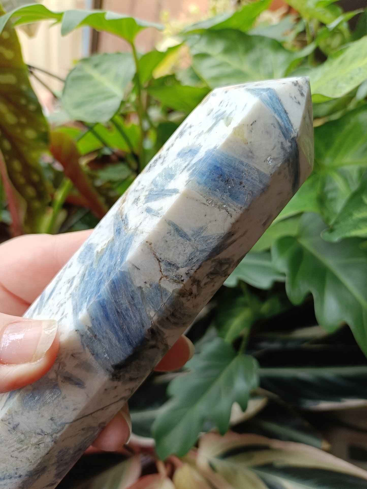 Blue Kyanite Tower - 491g (B Grade - Repaired)