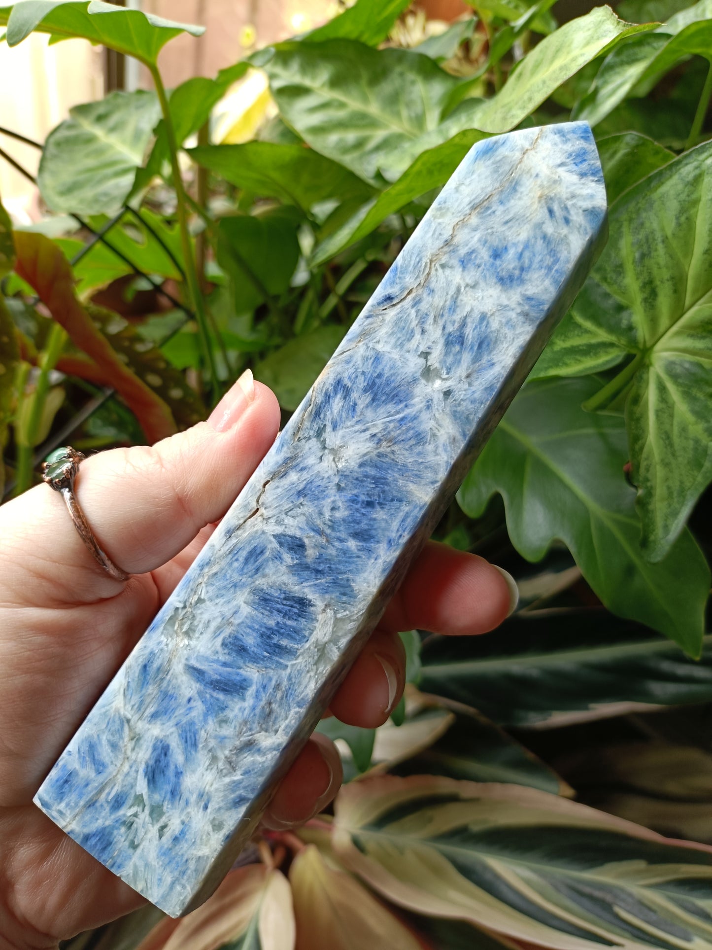 Blue Kyanite Tower - 523g (B Grade)