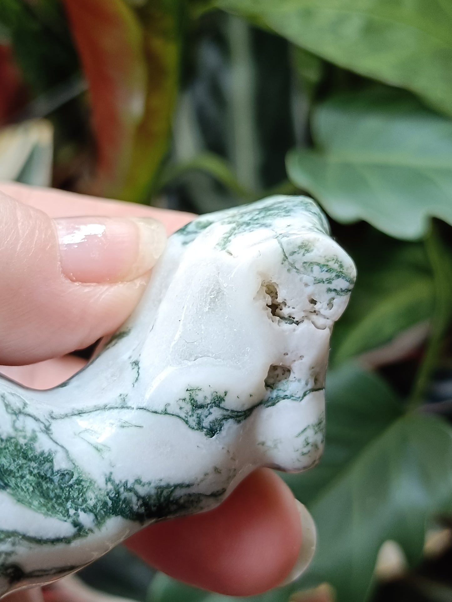 Moss Agate Goddess Body - 90g