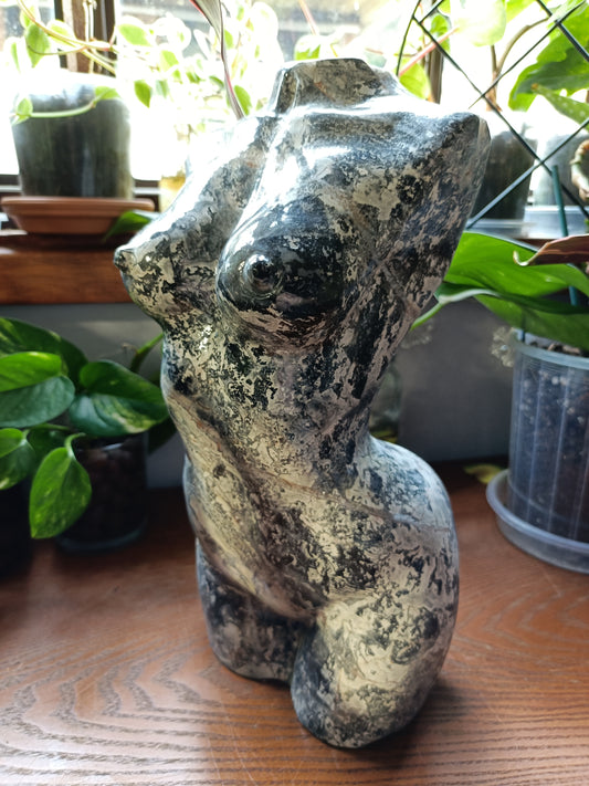 Picasso Jasper Goddess Body Carving - 6.1kg