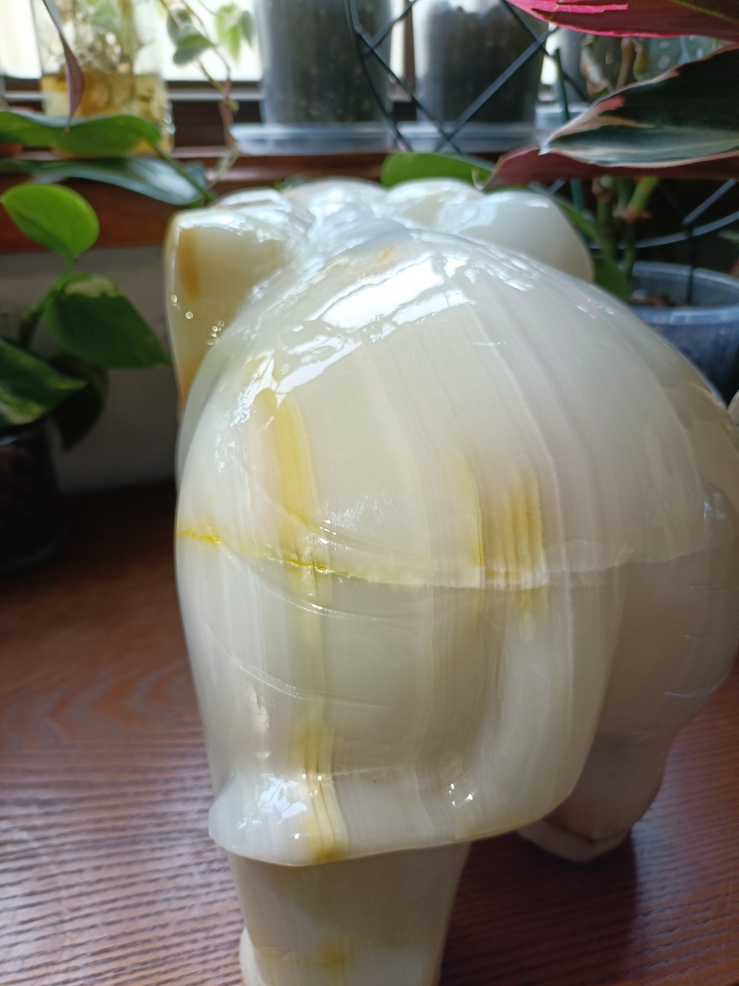 Banded Calcite Elephant - 12.6kg