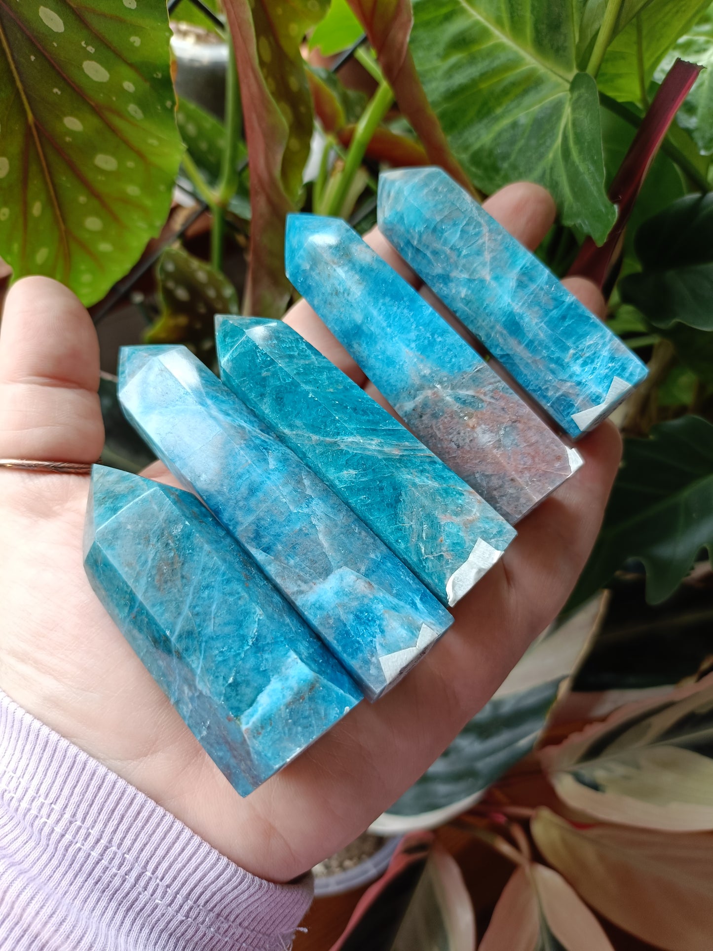 Blue Apatite Tower - 55-65g