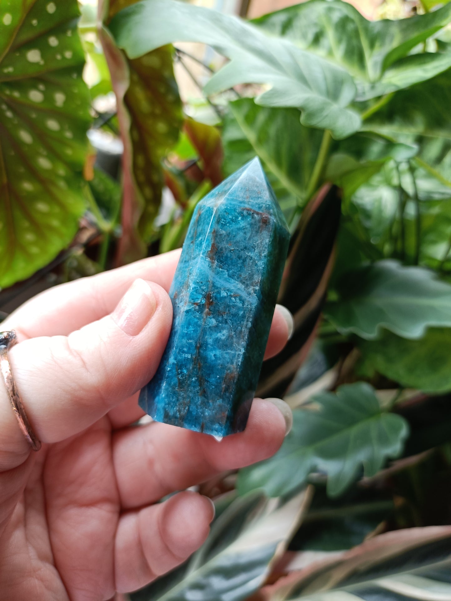 Blue Apatite Tower - 55-65g