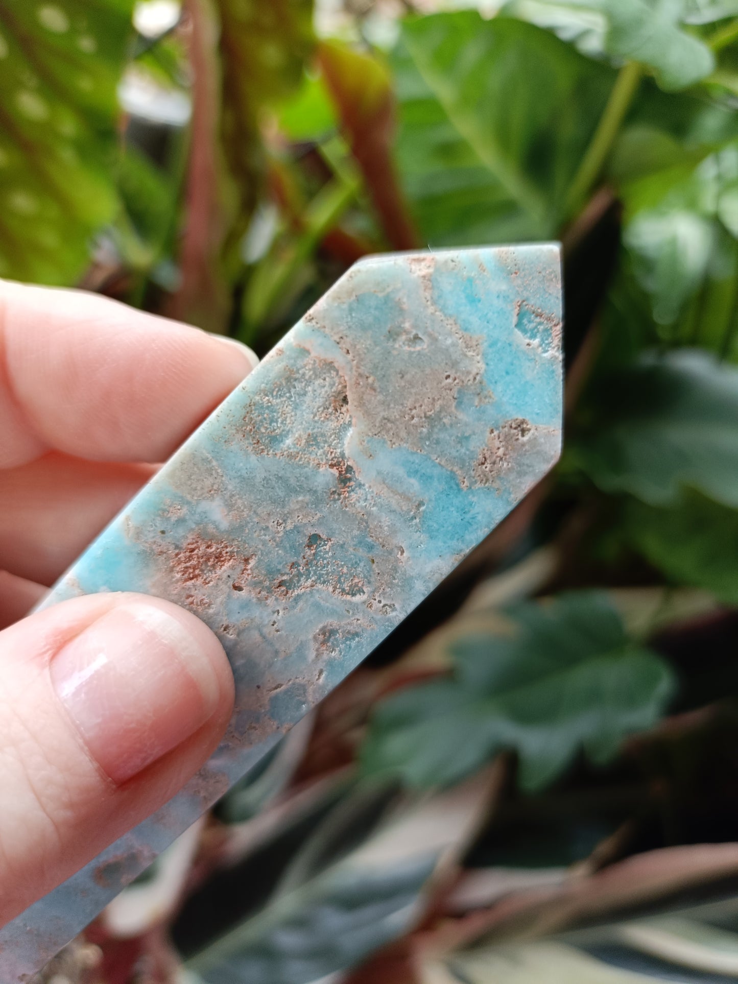 Blue Aragonite Tower - 82g
