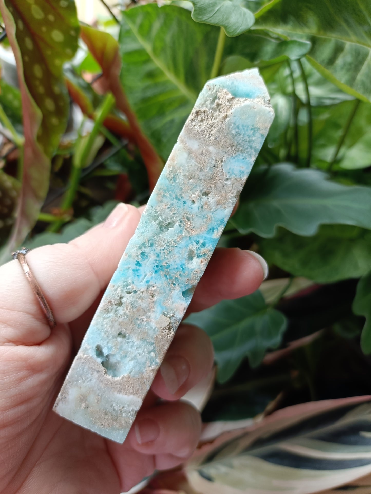 Blue Aragonite Tower - 159g