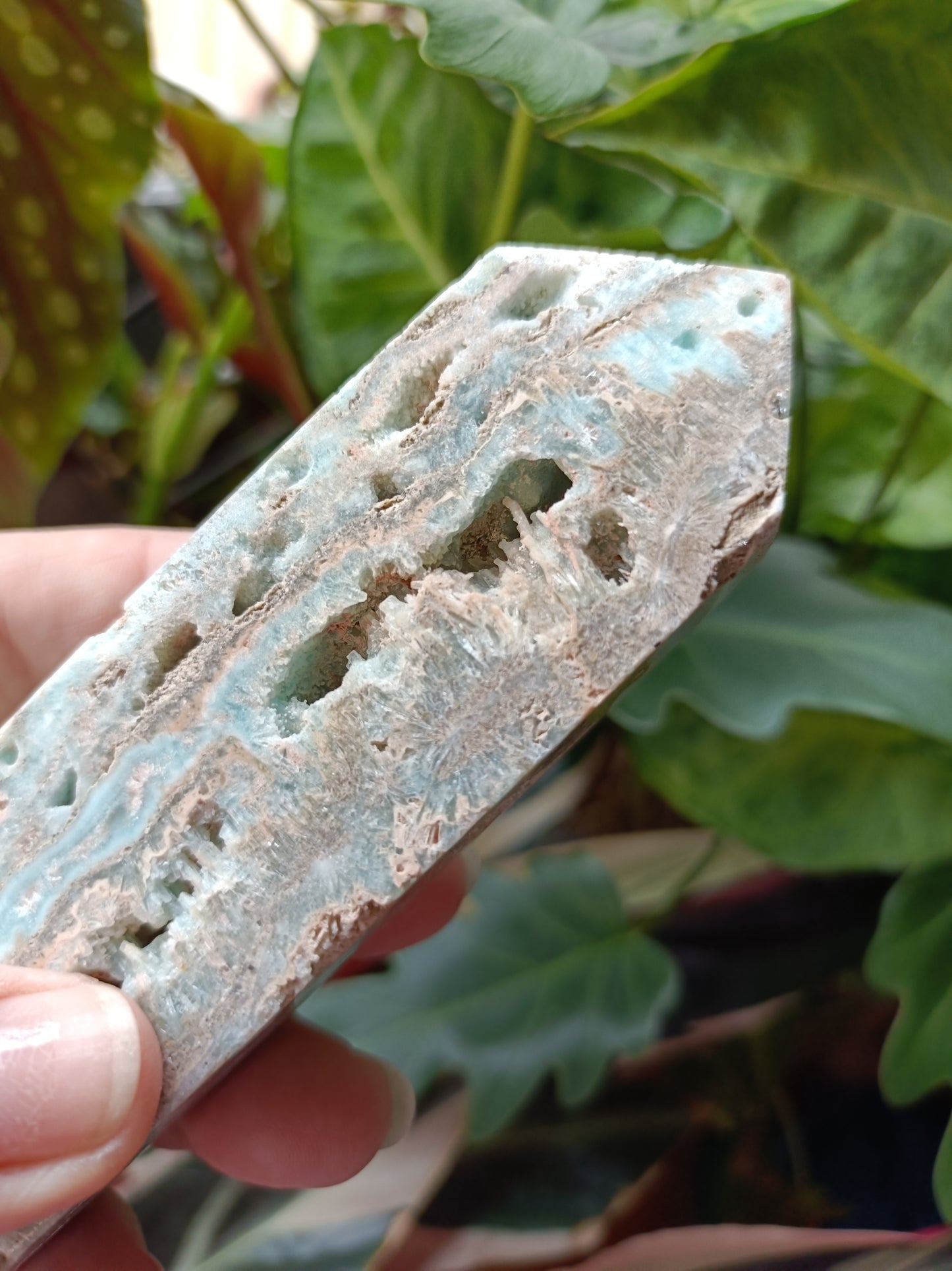 Blue Aragonite Tower - 271g