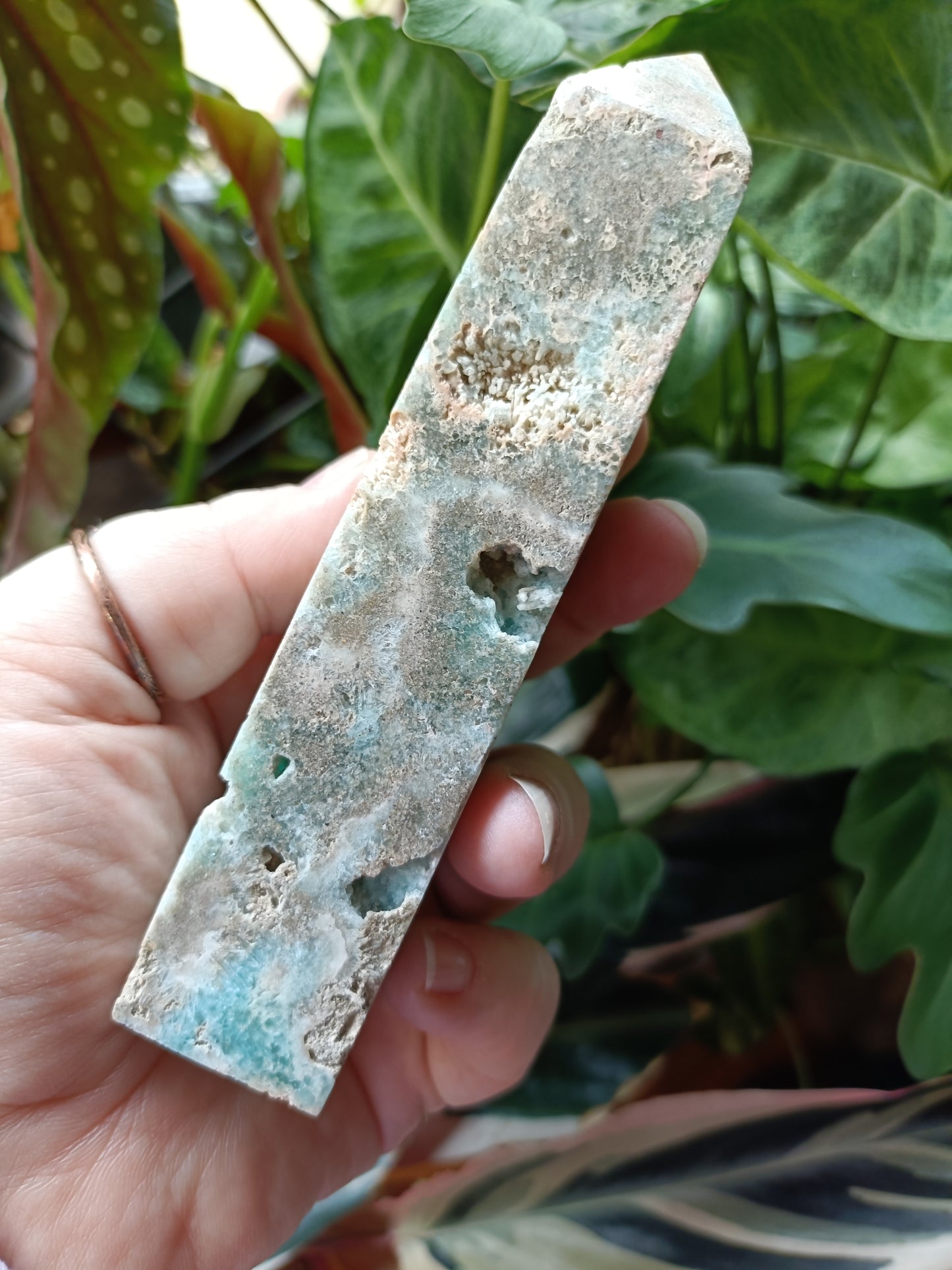 Blue Aragonite Tower - 271g