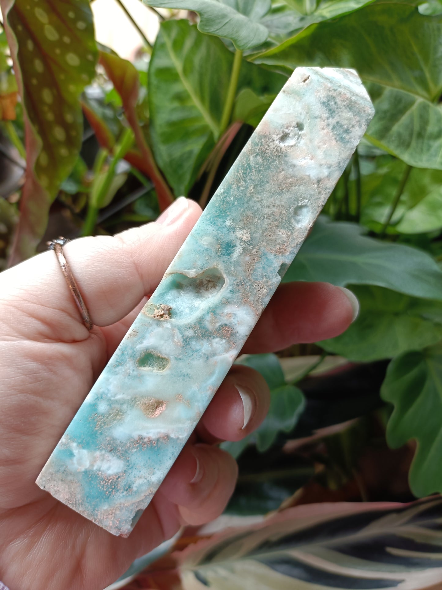 Blue Aragonite Tower - 271g