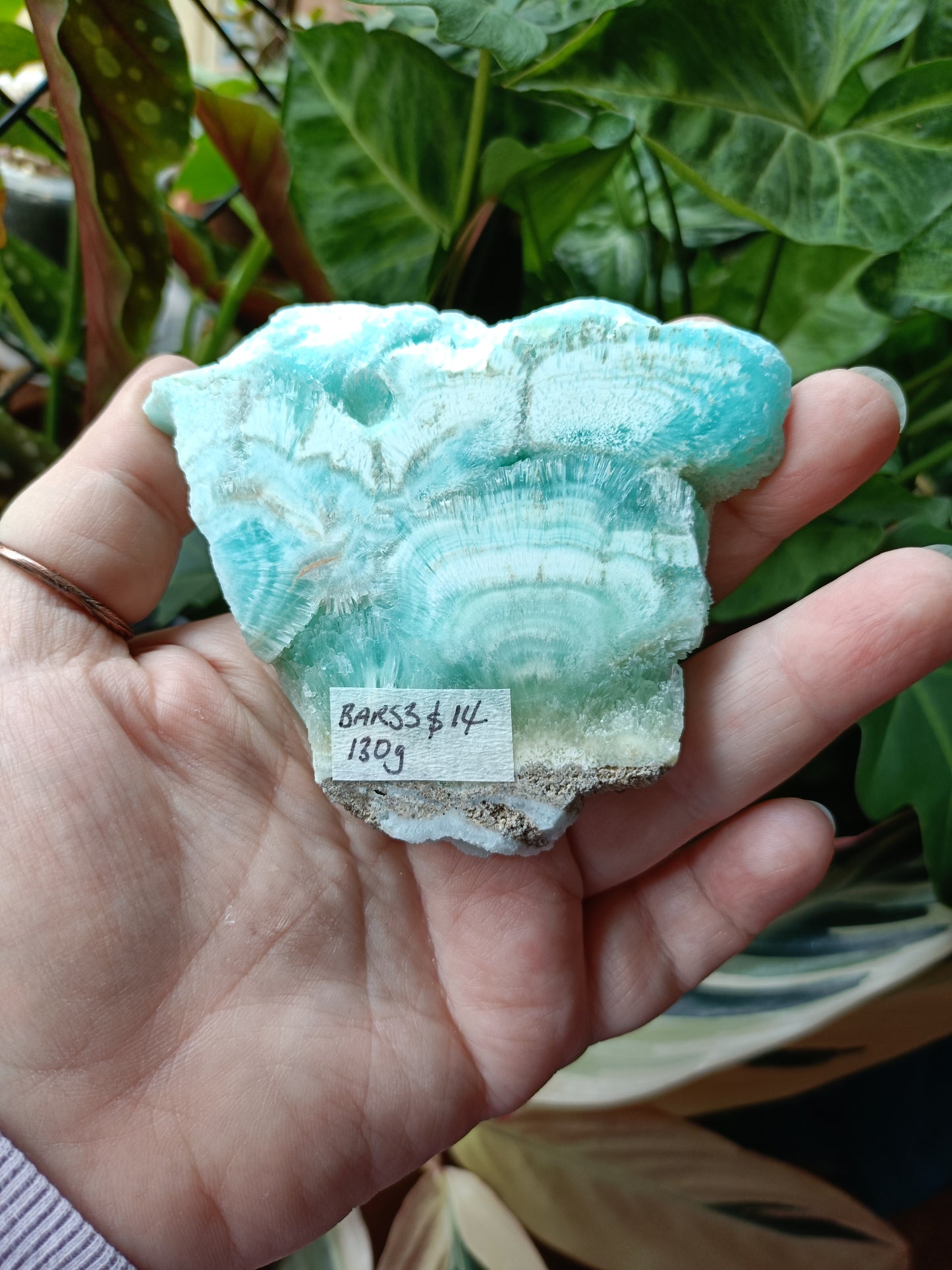 Blue Aragonite Slab - 130g