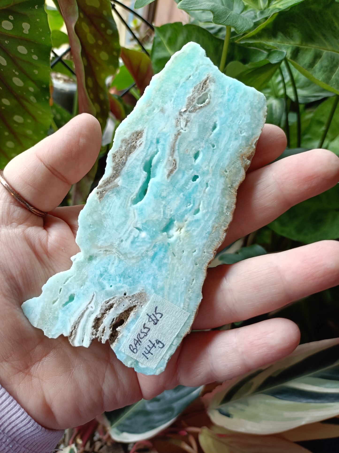Blue Aragonite Slab - 144g