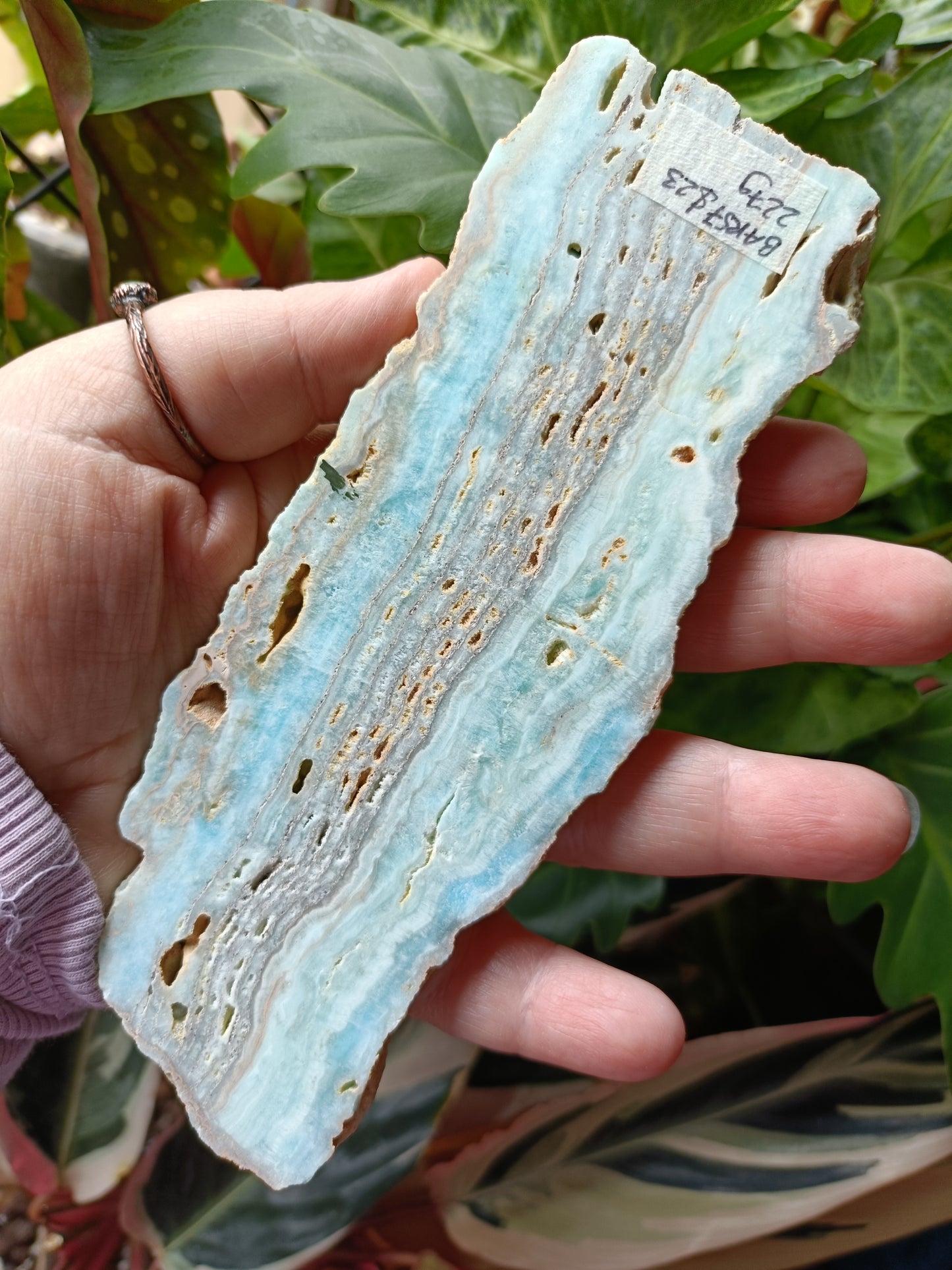 Blue Aragonite Slab - 227g