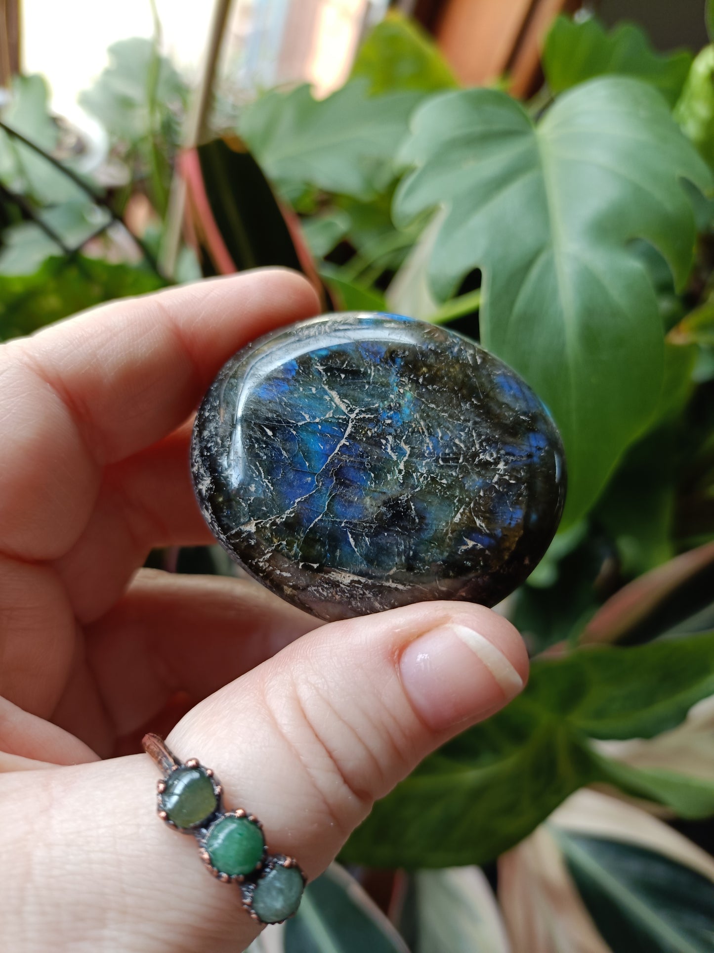Labradorite Large Tumble Stone - 70-90g