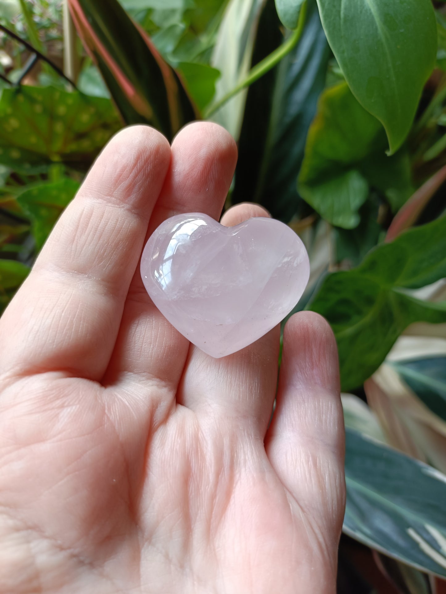 Rose Quartz Small Puffy Hearts - 30-60g