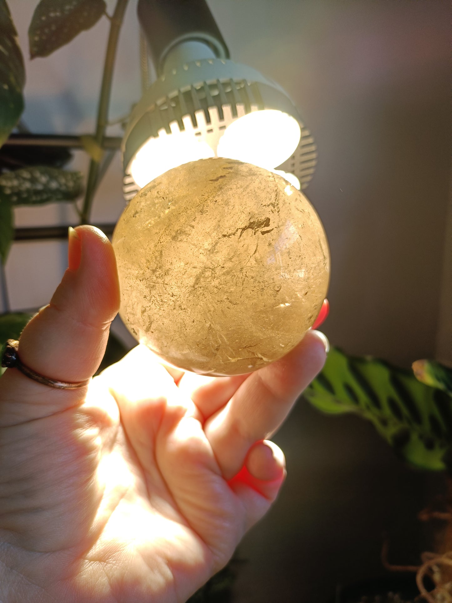 Dark Smokey Quartz Sphere - 554g