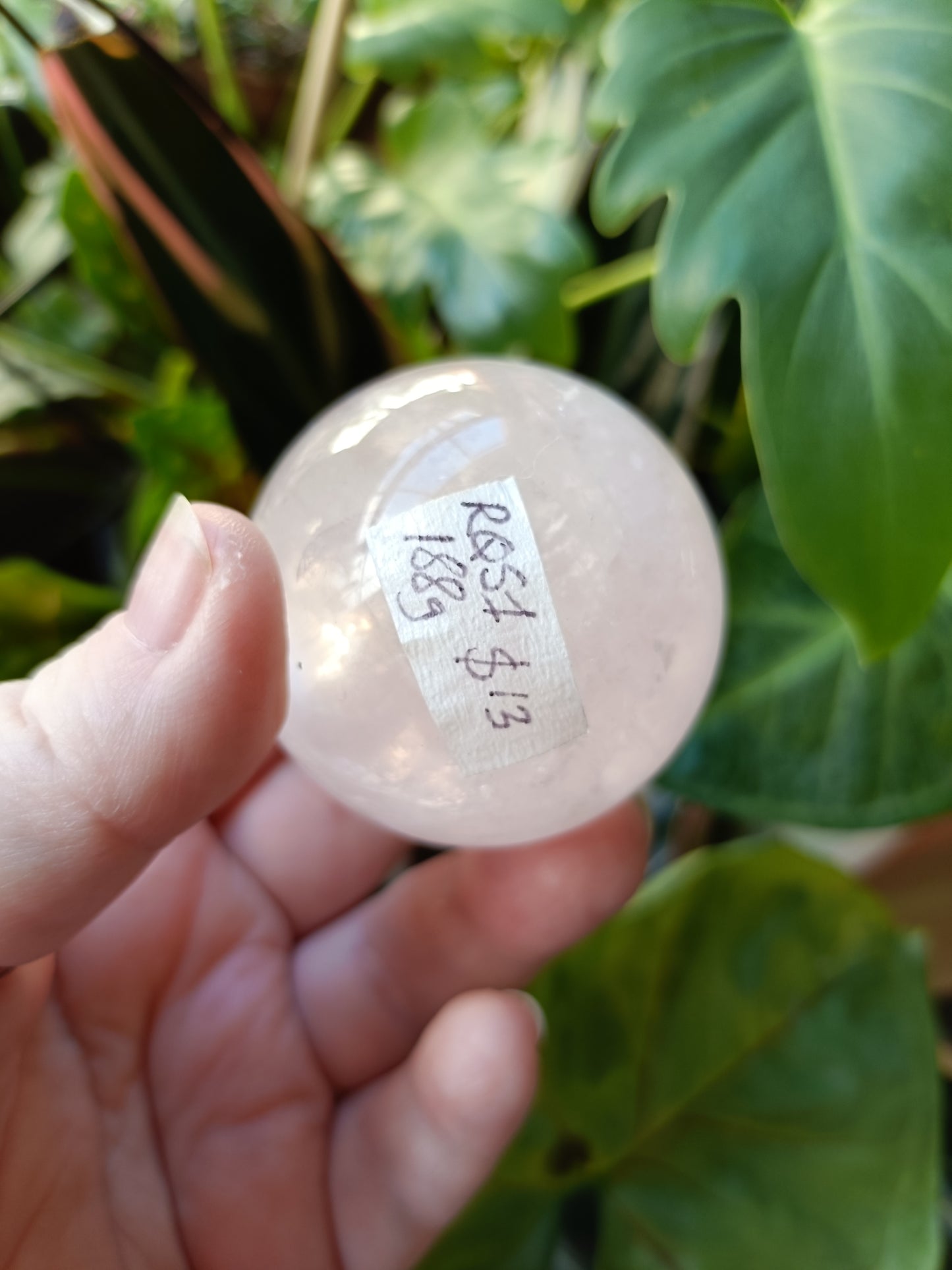 Rose Quartz Sphere - 188g