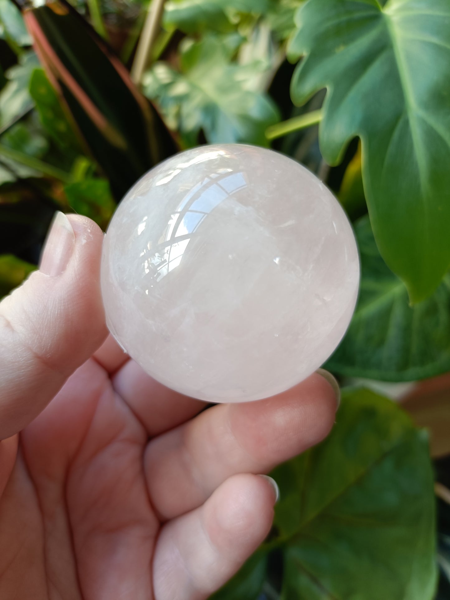 Rose Quartz Sphere - 188g