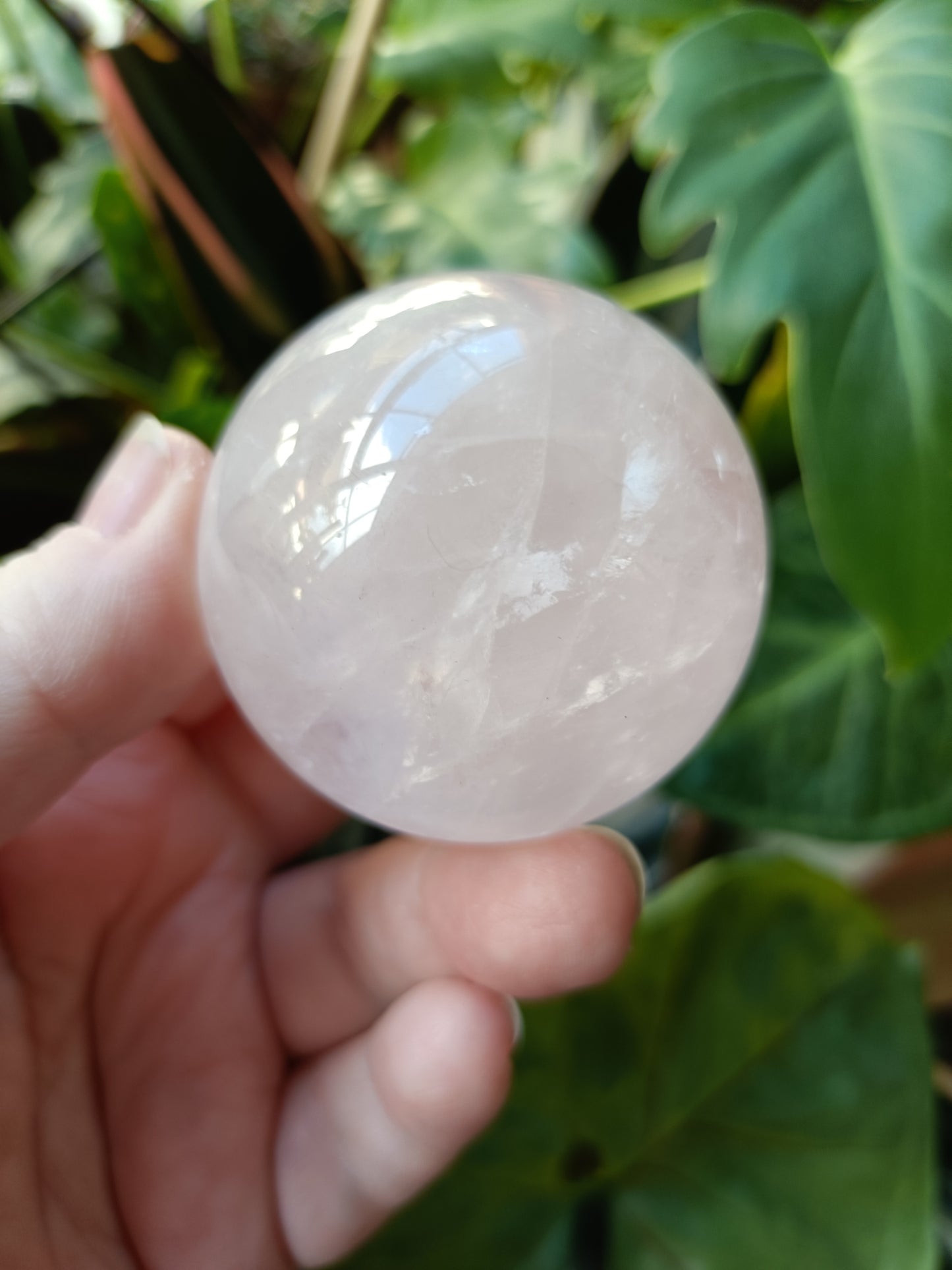 Rose Quartz Sphere - 188g