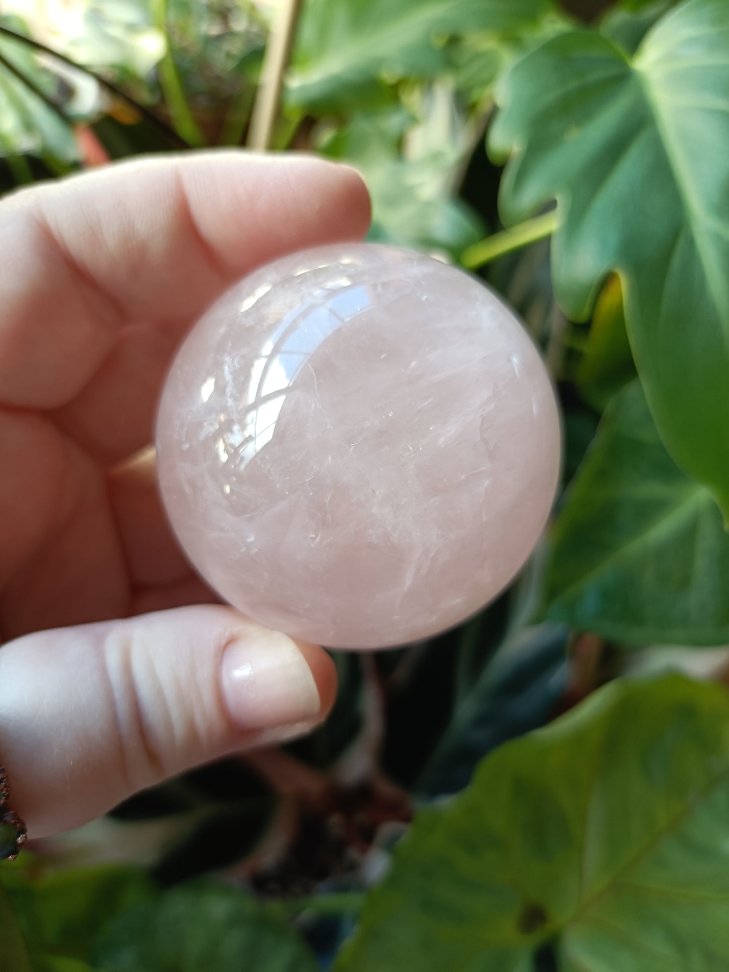Rose Quartz Sphere - 214g