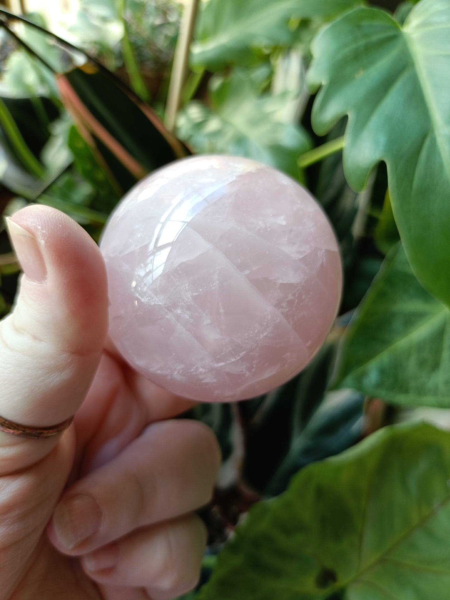 Rose Quartz Sphere - 261g