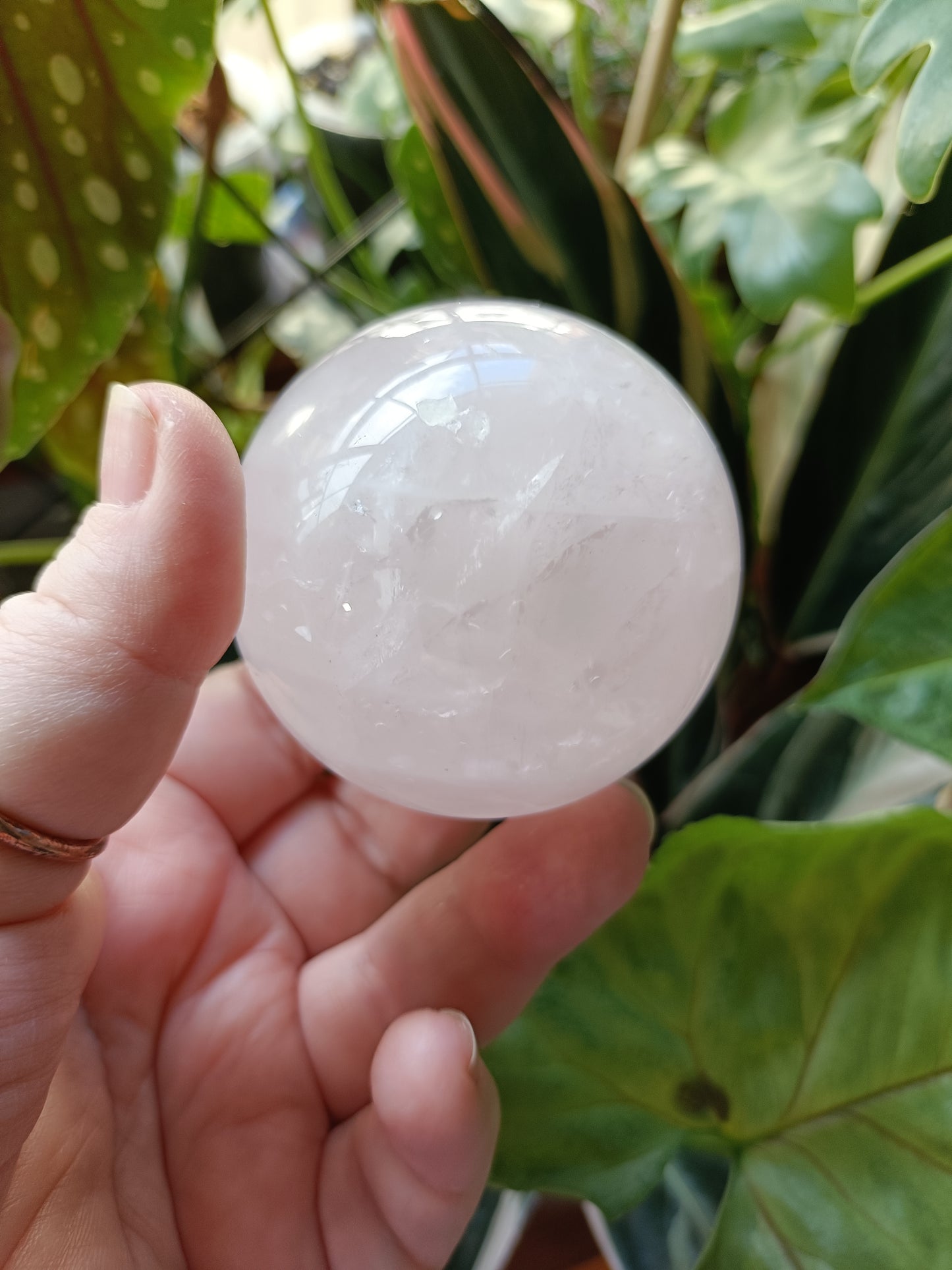 Rose Quartz Sphere - 292g