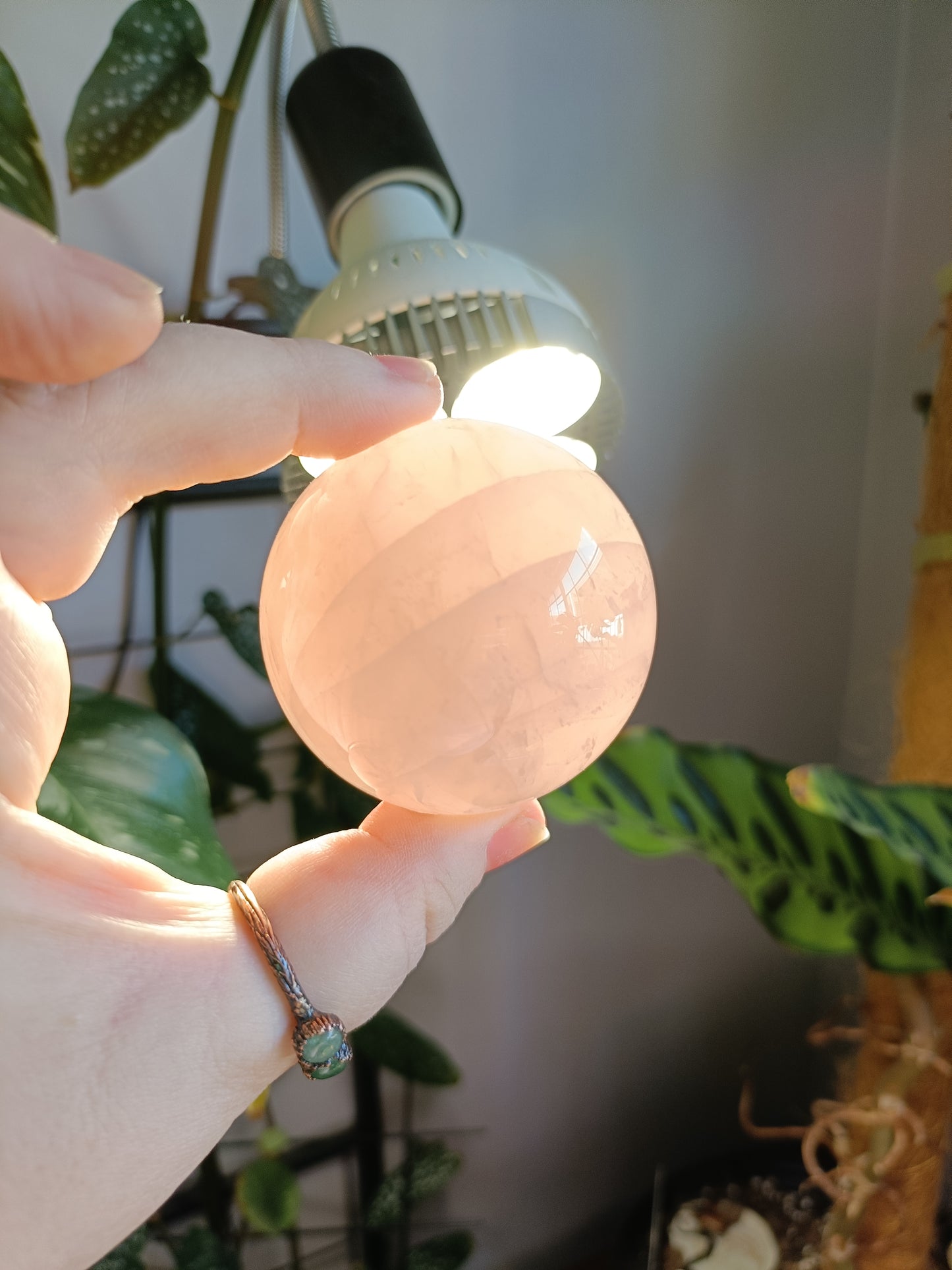Rose Quartz Sphere - 261g