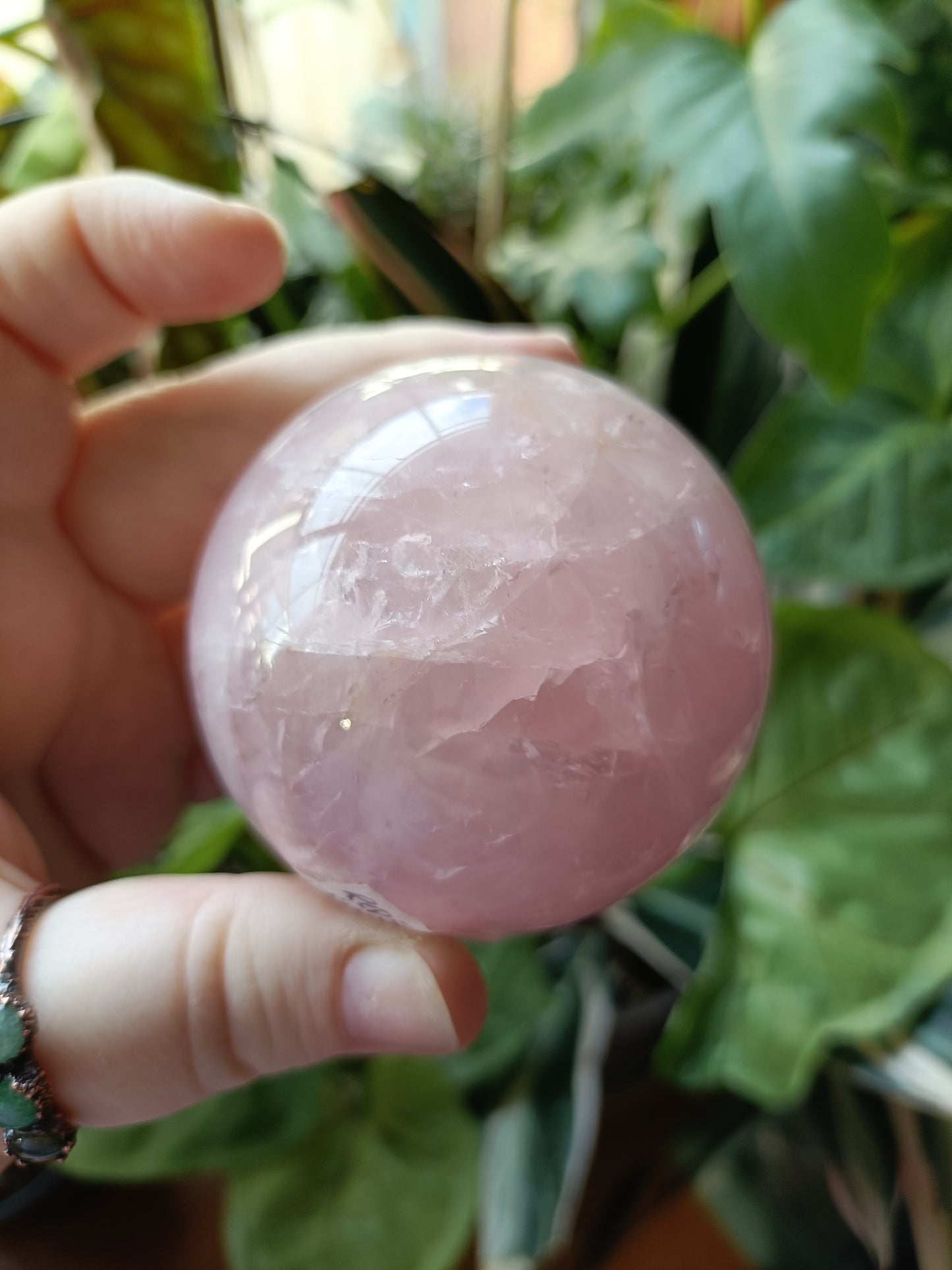 Rose Quartz Sphere - 339g