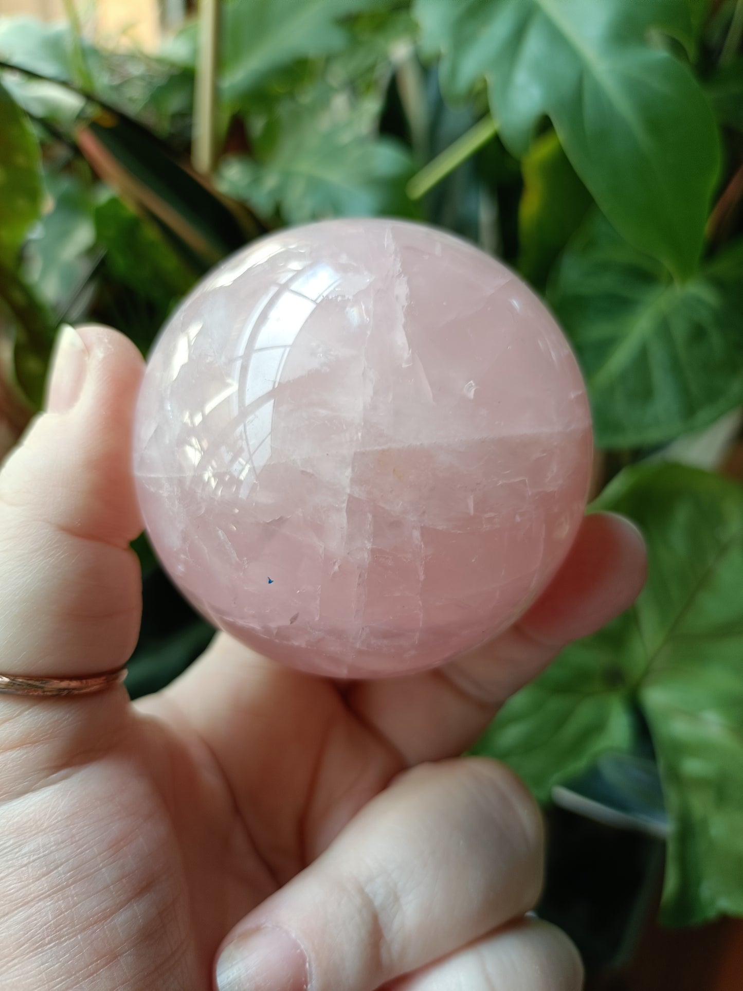 Rose Quartz Sphere - 339g