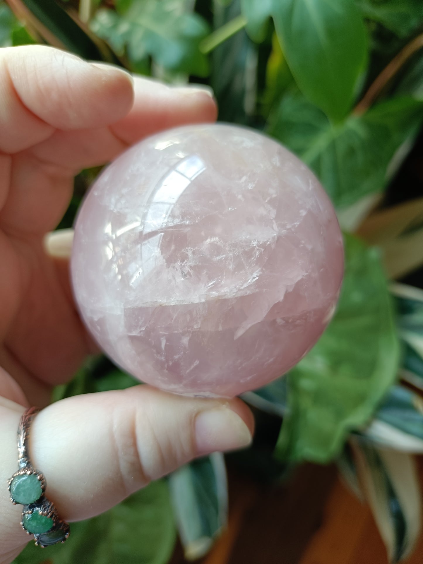 Rose Quartz Sphere - 339g