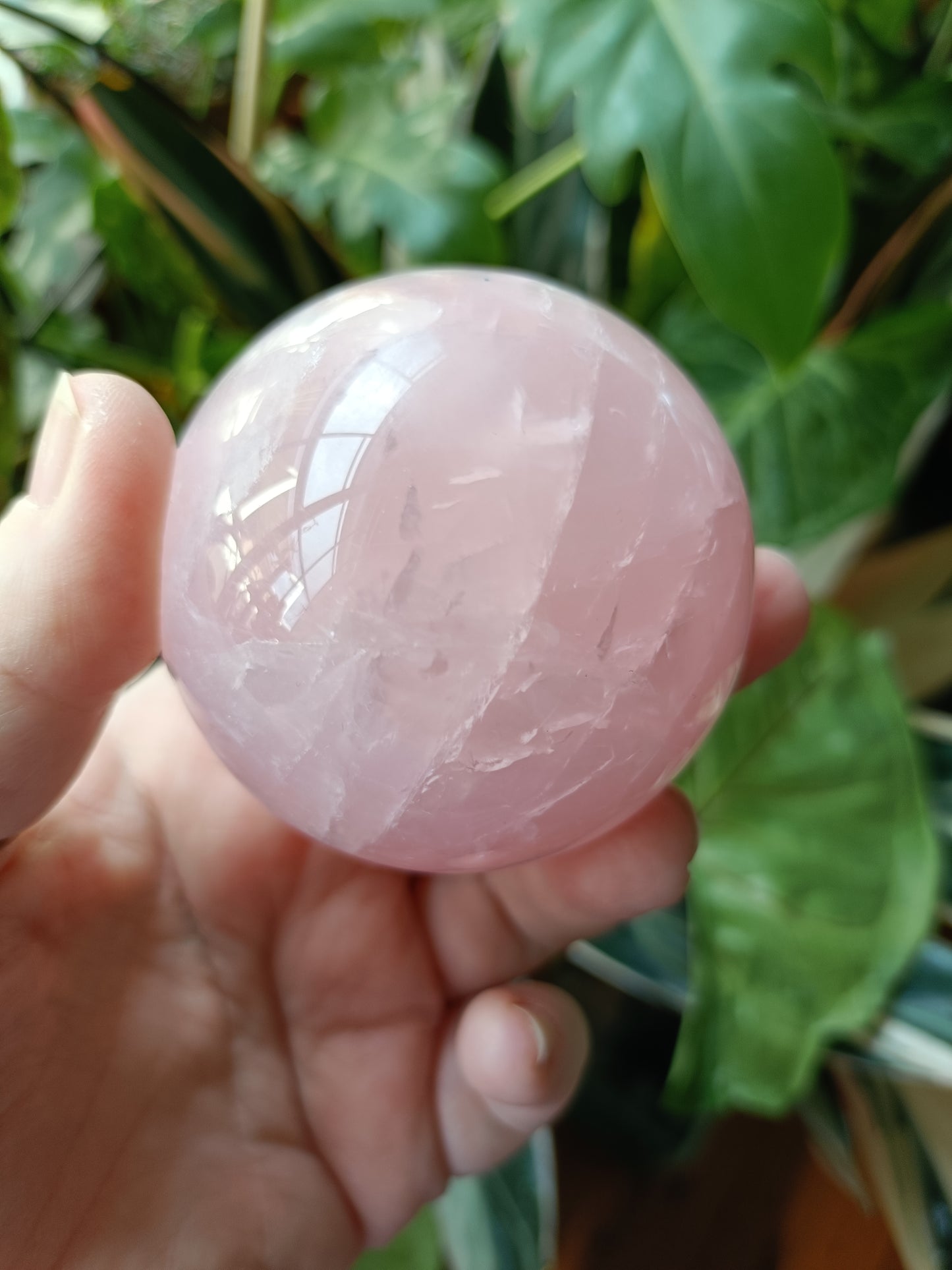 Rose Quartz Sphere - 339g