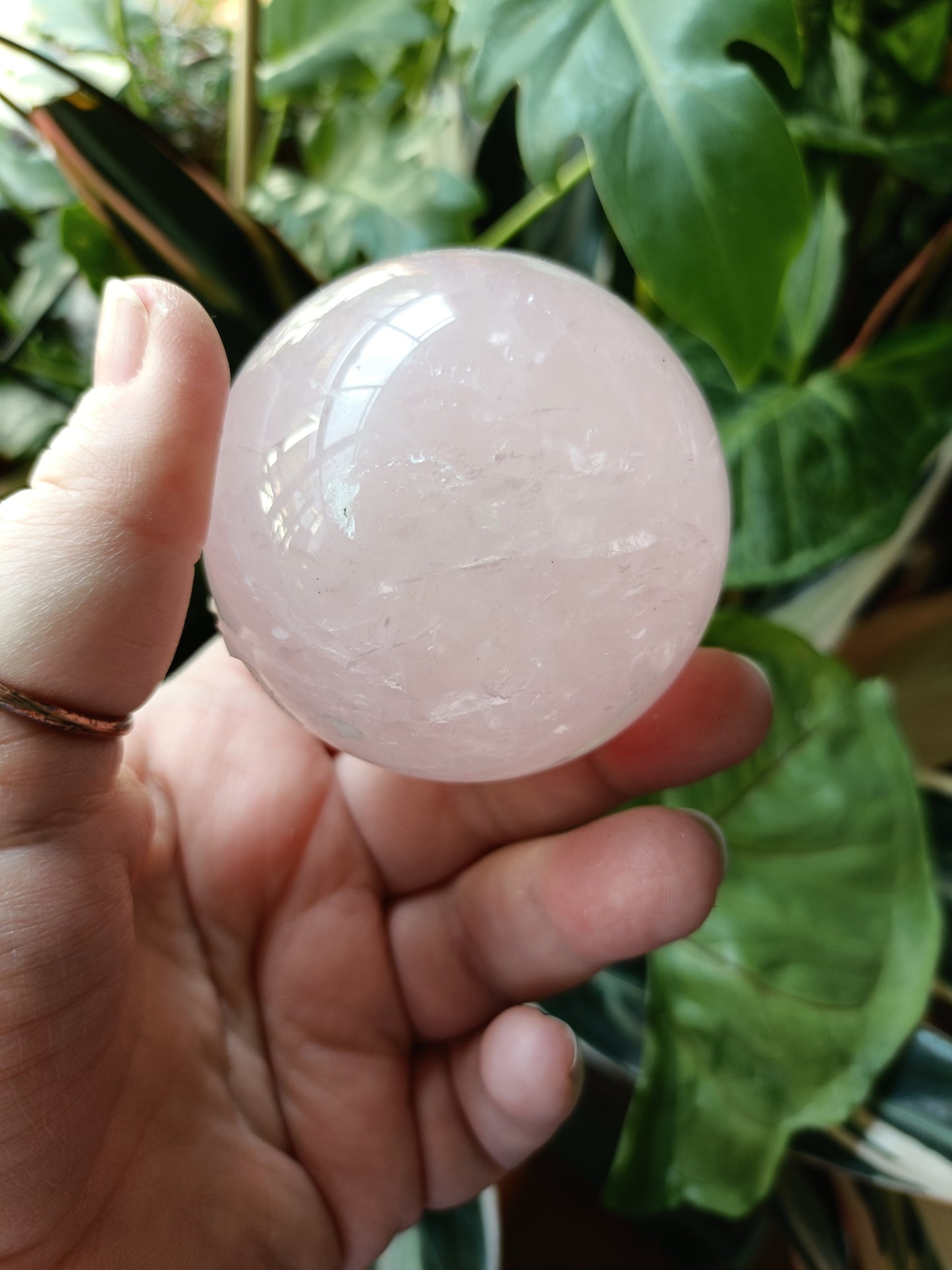 Rose Quartz Sphere - 347g