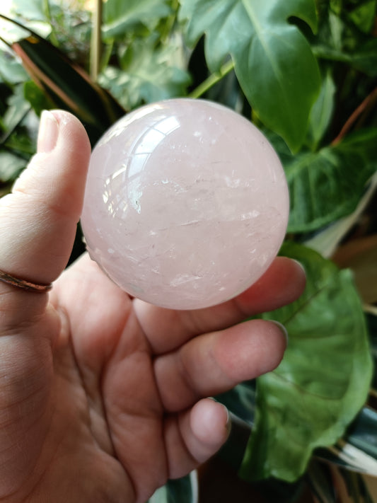 Rose Quartz Sphere - 347g