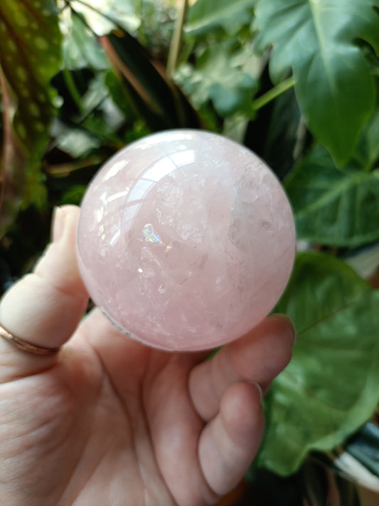 Rose Quartz Sphere - 390g