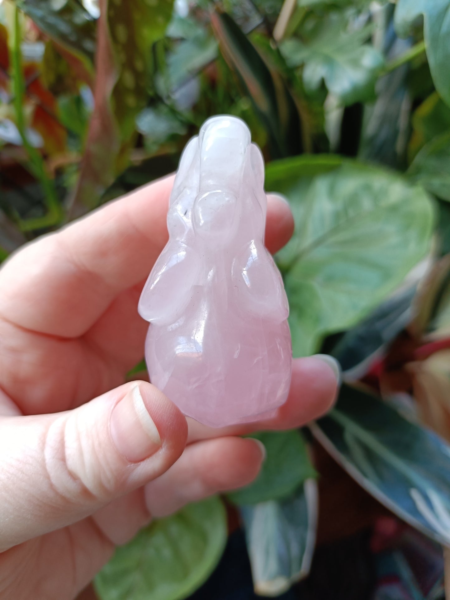 Rose Quartz Elephant - 94g