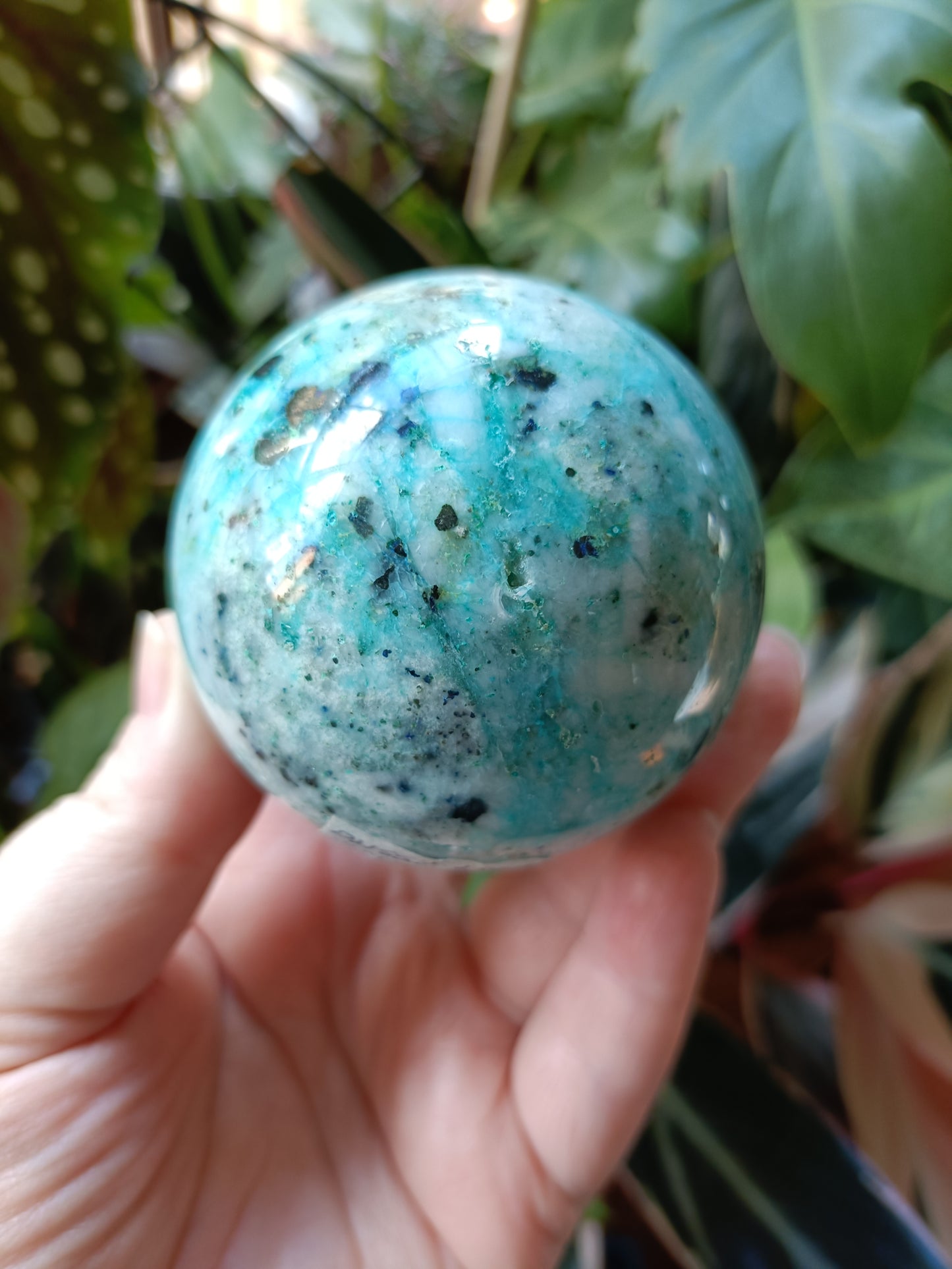 Fynchenite ' Phoenix Stone' Sphere - 415g