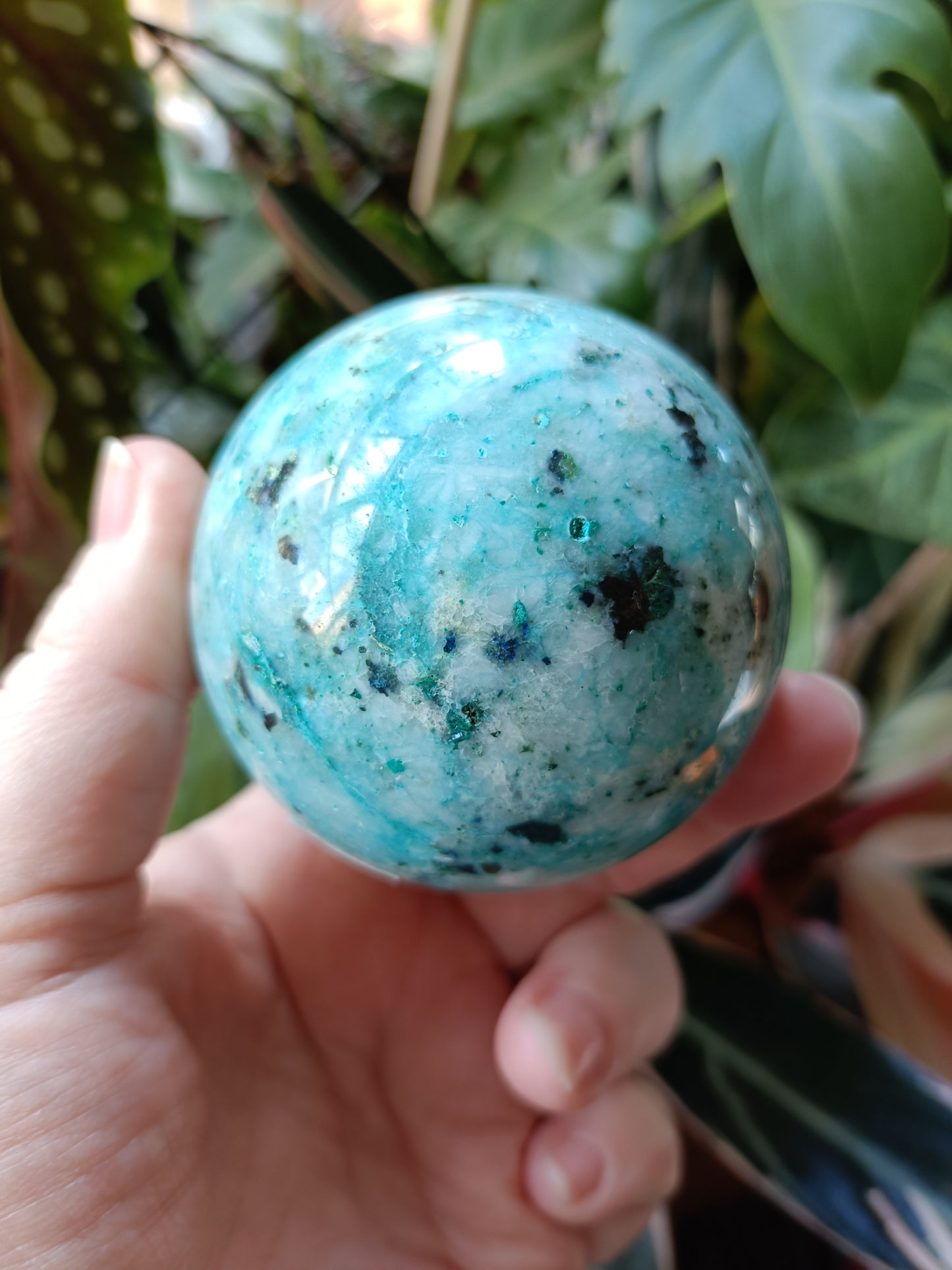 Fynchenite ' Phoenix Stone' Sphere - 415g