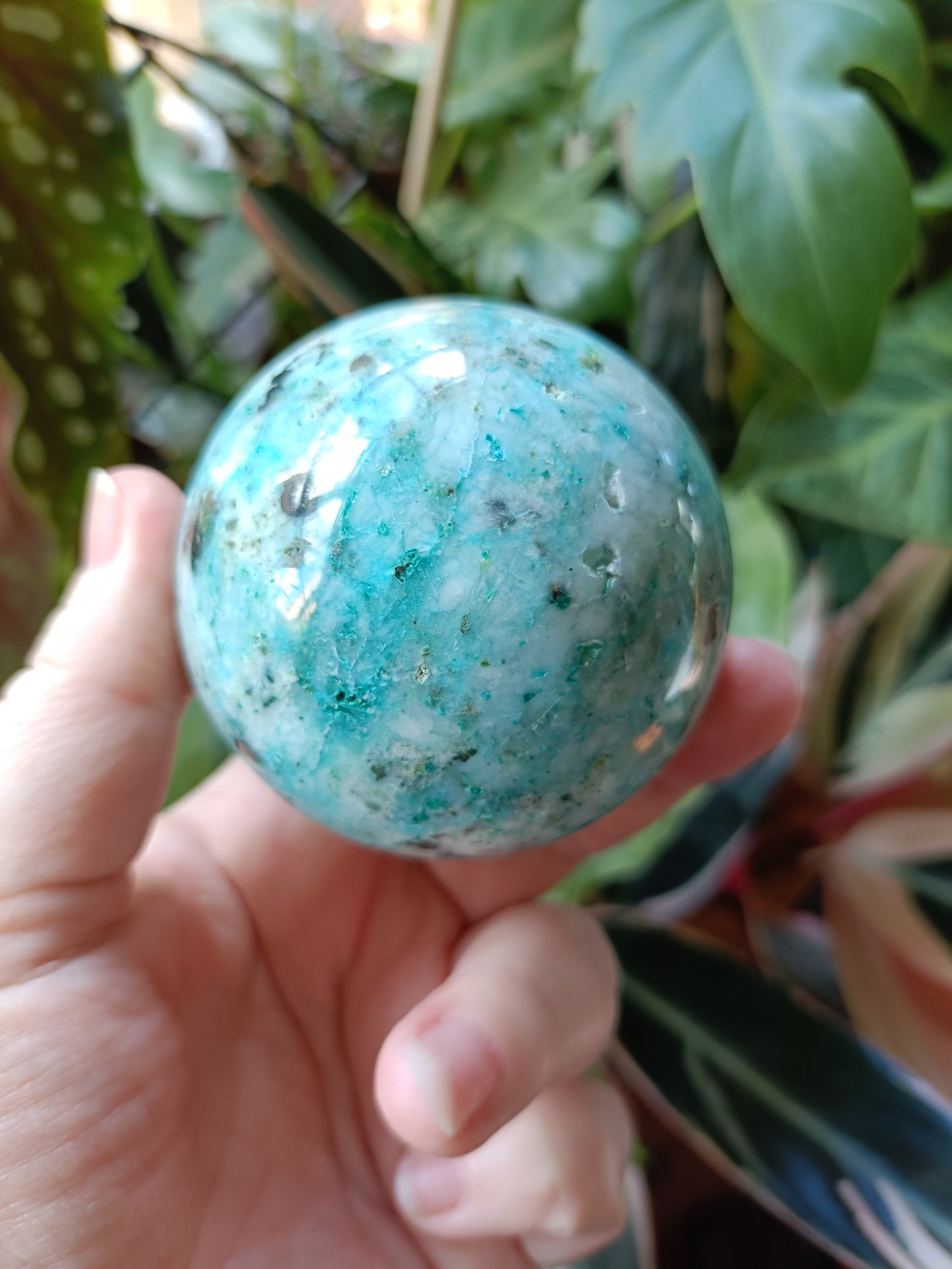 Fynchenite ' Phoenix Stone' Sphere - 415g