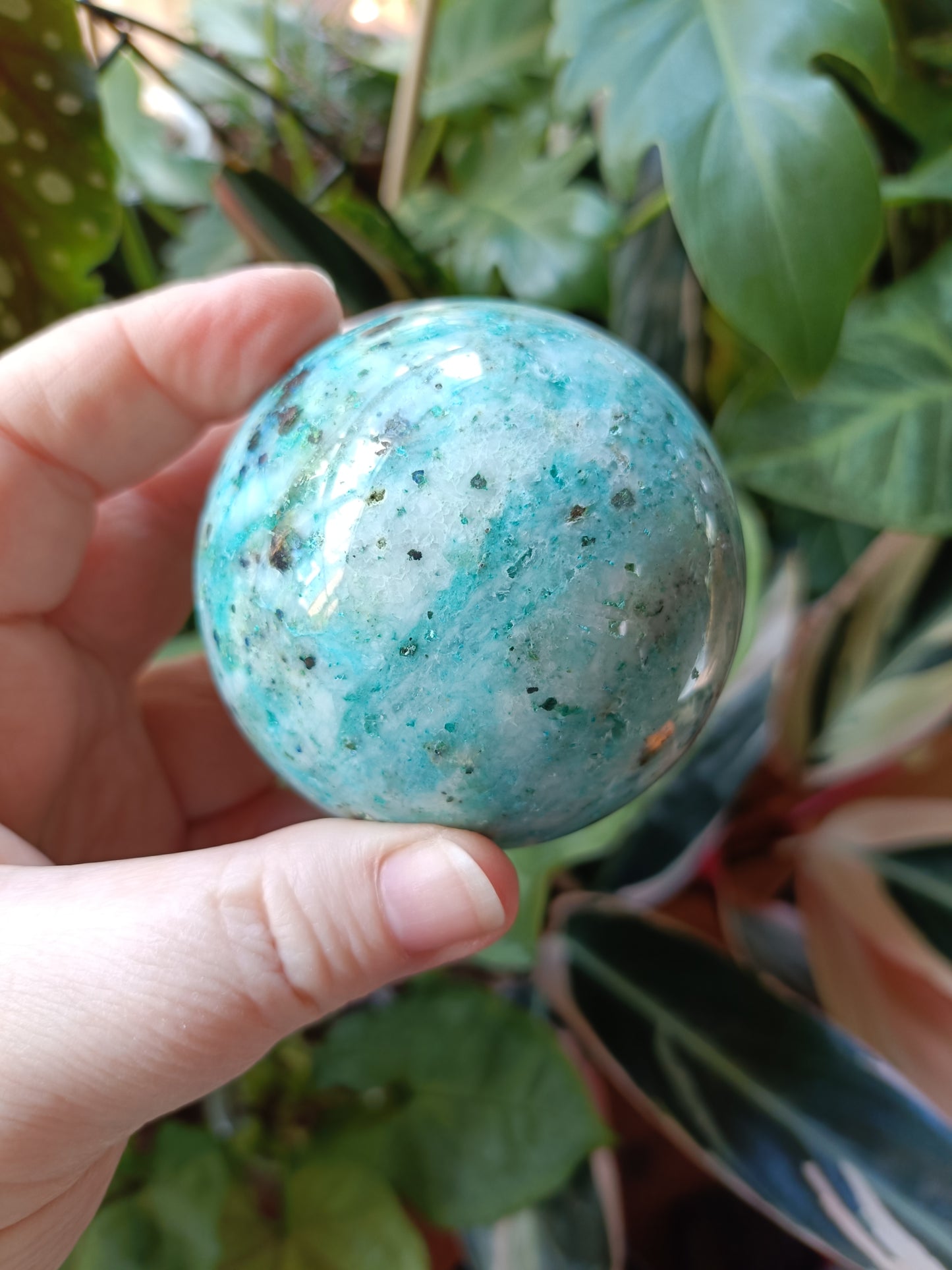 Fynchenite ' Phoenix Stone' Sphere - 415g