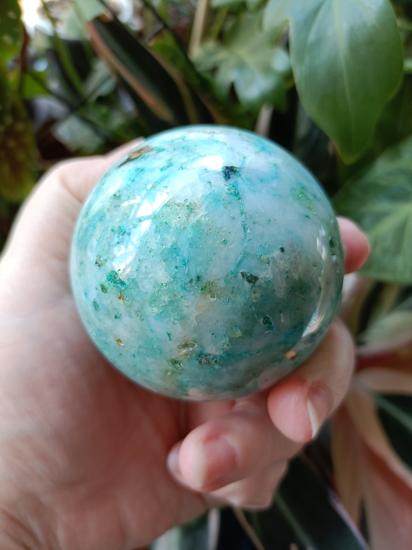 Fynchenite ' Phoenix Stone' Sphere - 414g