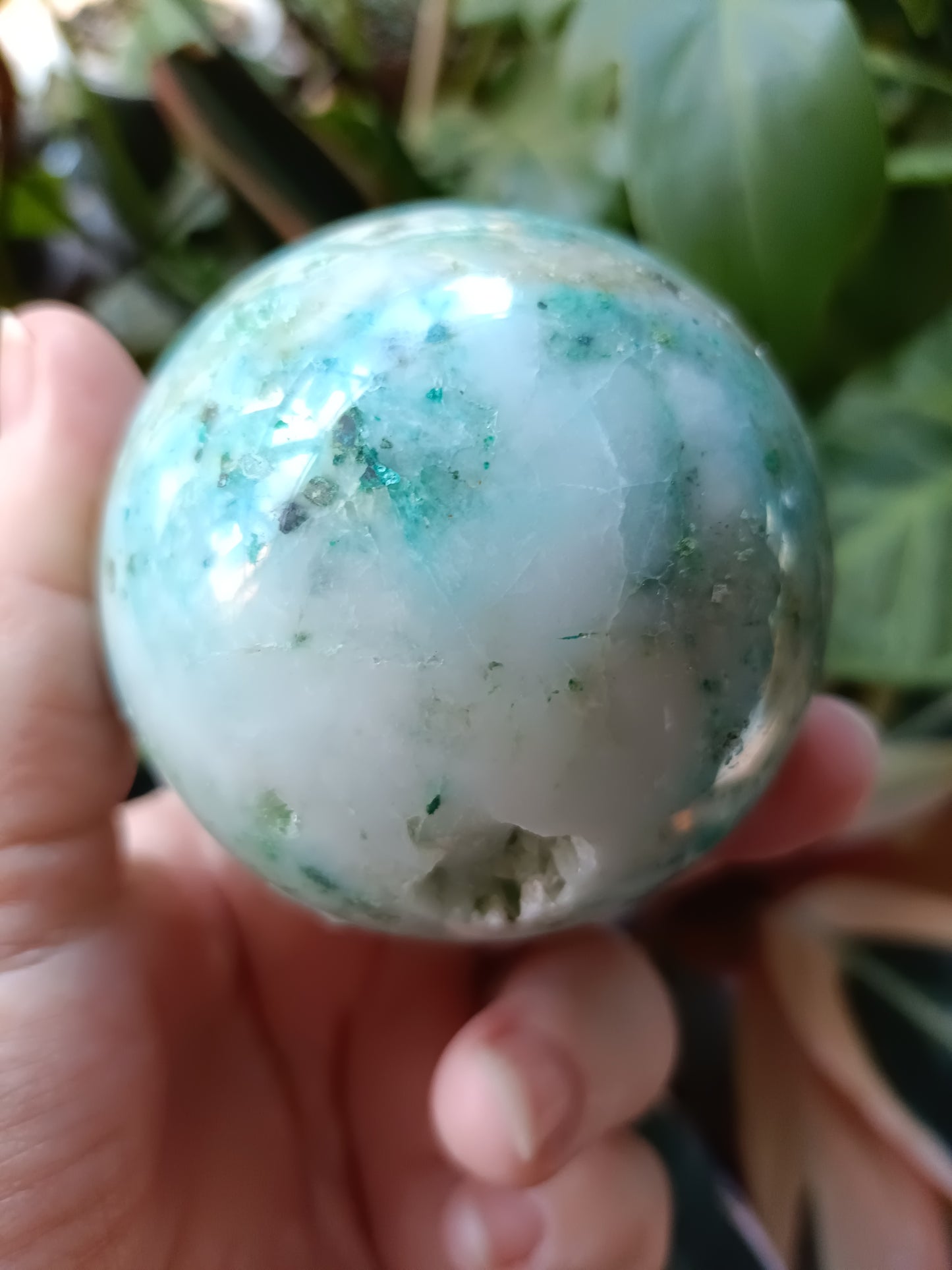 Fynchenite ' Phoenix Stone' Sphere - 414g