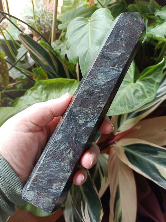 Arfvedsonite 'Firework Stone' Tower - 762g