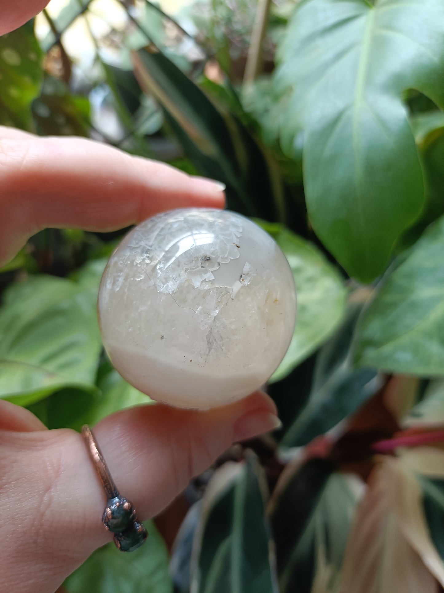 Druzy Agate Sphere - 131g